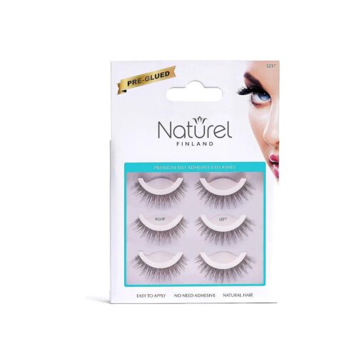 False Eyelashes Natural Face Eye Lashes - Self Adhesive Eyelash Strip - Pre Glued Falsies Eyelashes