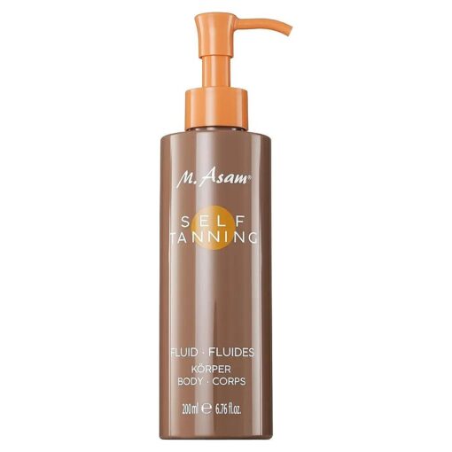 Sun Self Tanning Fluid ( 6.76 Fl Oz ) - Body Self-Tanner With Immediate & Long-Term Effect, Natural-Looking & Long-Lasting Tan, Tanning Lotion With Moisturizing Ingredients .