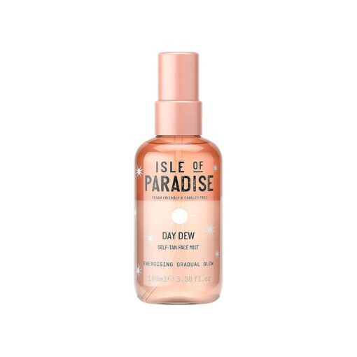 Isle of Paradise Self Tan Face Mist - and Hyaluronic Acid Infused Facial Spray Glow for Gradual Vegan Cruelty Free 3.38 Fl Oz