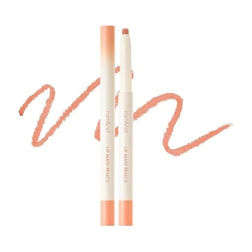 rom & nd Lip Mate Pencil ( 6 shades, 0.5g ) ( 01 Tenderly Peach )