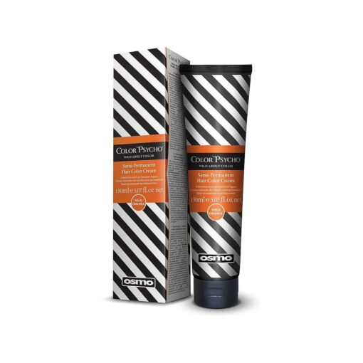 Color Psycho Semi-Permanent Hair Color Cream, 125 ml ( 5.07 fl oz ) - Wild Orange