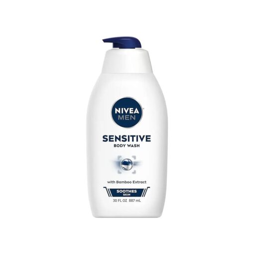 Sensitive Body Wash for Sensitive Skin with Bamboo Extract, 30 Fl Oz Bottle