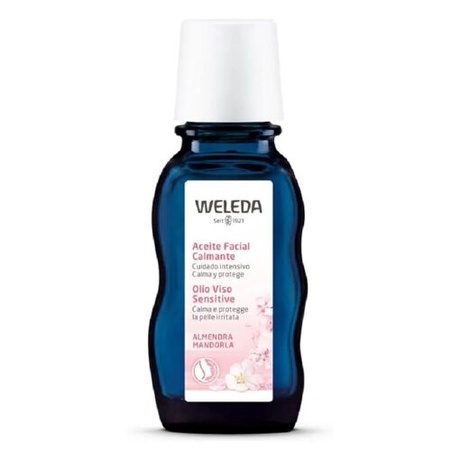 Weleda Sensitive Care Calming Face Oil, 1.7 Fluid Ounce, Plant Rich Moisturizer with Sweet Almond Oil