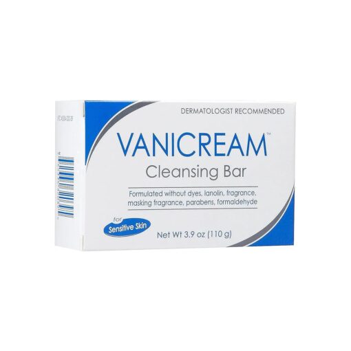 Vanicream Cleansing Bar For Sensitive Skin, Unscented 3.9 Ounce ( Pack of 2 )