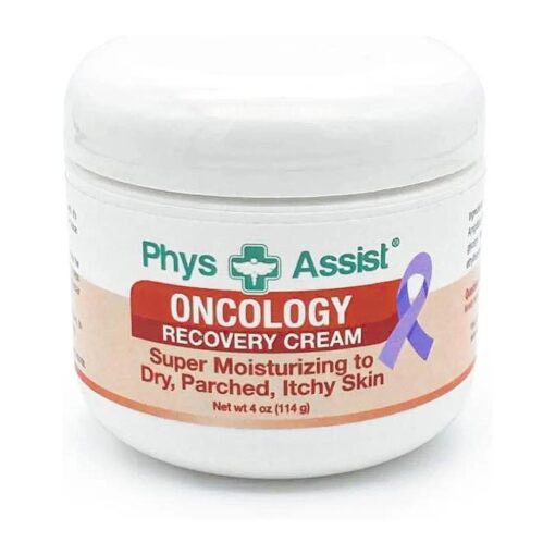 PhysAssist Oncology Recovery Cream : 4 oz Unscented, Super Moisturizing for Dry, Itchy, Sensitive Skin