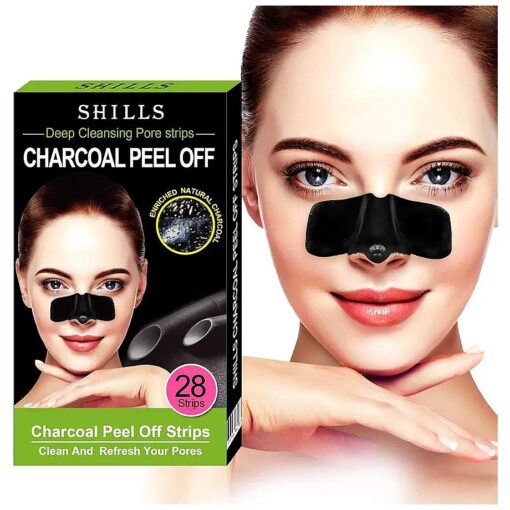 SHILLS Purifying Pore Strips, Nose Strips, 28 Count Strips, Deep Cleansing Blackhead Remover Strips, Blackhead Remover Nose Combo Pack