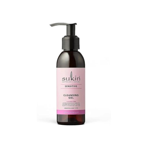 Sukin Sensitive Skin Cleansing Gel, 4.23 Fl Oz