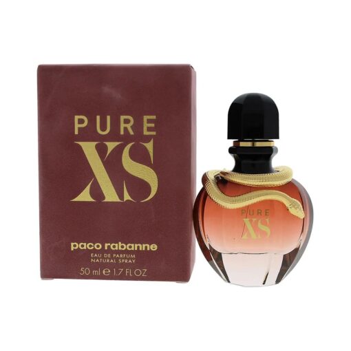 Paco Rabanne Pure XS Perfume For Women - Amber Floral Fragrance - Opens With Notes Of Popcorn And Vanilla - Blended With Coconut And Ylang-Ylang - Sensual Scent - Eau De Parfume Spray - 1.7 Oz