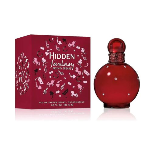 Britney Spears Hidden Fantasy, Eau De Parfum EDP Spray for Women, 3.3 Fl Oz