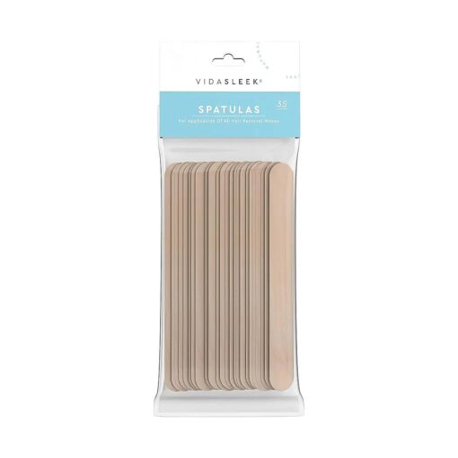 Large Wax Spatulas/Wooden Applicators for Hair Removal Waxing - 35 Piece