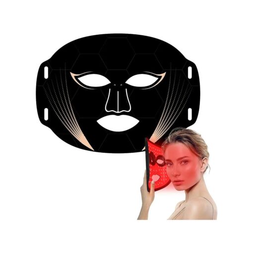 LED Face Mask Light Therapy 7 Color Infrared Blue Red Light Therapy Skin Care Facial Treatment Mask Skincare Tool