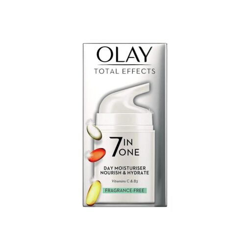 Olay Total Effects 7 in 1 Anti-Ageing Fragrance Free Day Moisturizer for Women, 1.7 Ounce