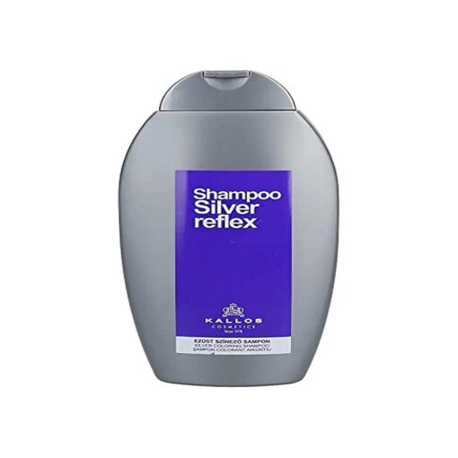 Kallos Reflex Silver Shampoo - Fioletowy Szampon Do WA - osow Blond I Rozjaysinianych 350 ml