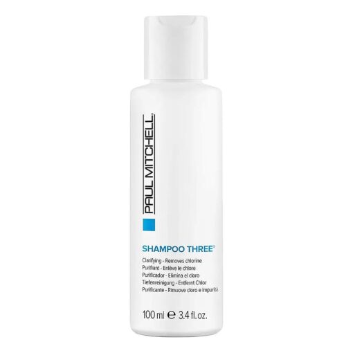 Paul Mitchell Shampoo Three, Clarifying, Removes Chlorine, For All Hair Types, 3.4 fl, oz .