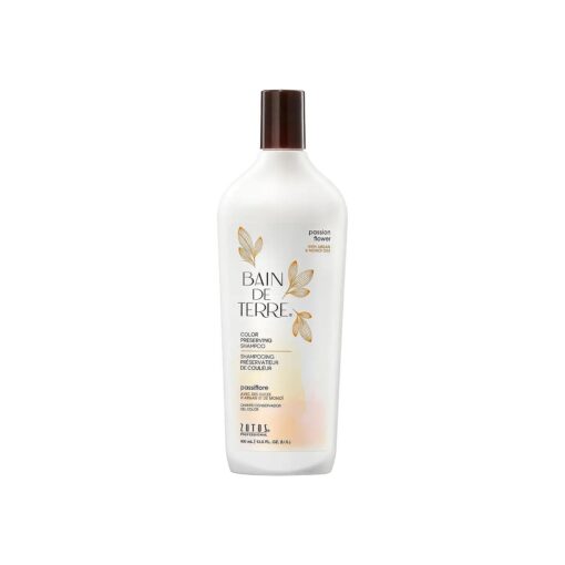 Bain de Terre Color Preserving Shampoo | Passion Flower | Protects & Maintains Color-Treated Hair | Argan & Monoi Oils | Paraben Free | Color-Safe