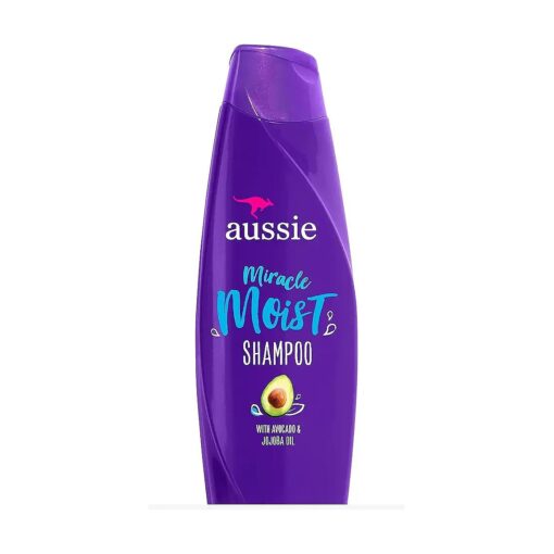 Aussie Paraben-Free Miracle Moist Shampoo for Dry Hair, Avocado & Jojoba, 360ml,12.1 Fl Oz ( Pack of 6 )