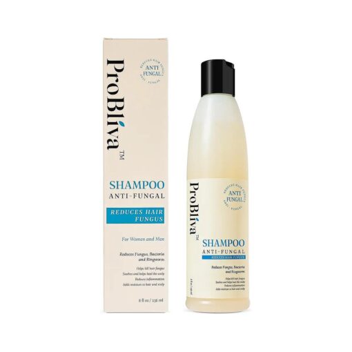 ProBliva Fungus Shampoo, Psoriasis Shampoo, Itchy Scalp Shampoo for Hair & Scalp - Help to Reduce Ringworm, Itchy Scalp - Contains Natural Ingredients Coconut Oil, Jojoba Oil, Emu Oil