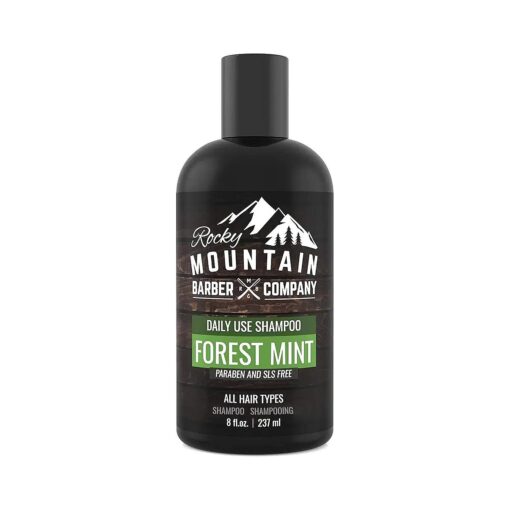 Rocky Mountain Barber Company Men 's Shampoo - Tea Tree Oil, Peppermint & Eucalyptus for All Hair Types