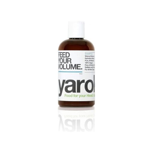 Yarok Feed Your Volume Shampoo, 8.5oz, Made from Aloe Vera, Macadamia Nut, Primrose, and Grapeseed Oils, 100 % Vegan, Free from Gluten, Sulfate, Alcohol & Paraben, Cruelty-Free