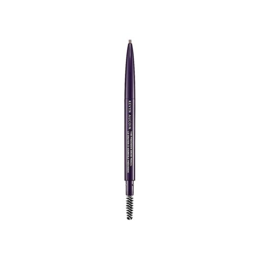 Kevyn Aucoin The Precision Brow Pencil, Brunette : Ultra slim, thin and strong, Retractable plus spoolie brush, Pro makeup artist go to, Sculpt, define and shape eyebrows, Stay put, smudge-proof .