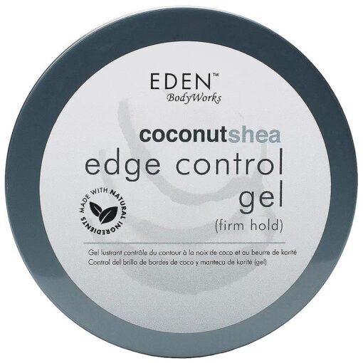 EDEN BodyWorks Coconut Shea Control Edge Glaze | 6 oz | Firm Hold, No Build Up, Moisturize, Add Shine - Packaging May Vary