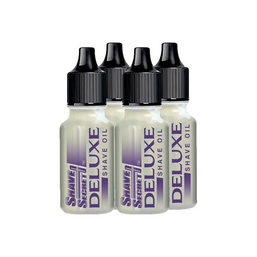 SHAVE SECRET DELUXE SHAVING OIL - 18.75ml ( 4 Pack )