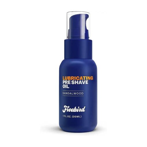 Freebird Pre Shave Oil for Men - 30mL Natural Sandalwood for Enhanced Smooth Shaving Experience, Deeply Moisturizing & Nourishing, Ideal for Sensitive Skin, Travel Size, All Razor Types Compatible