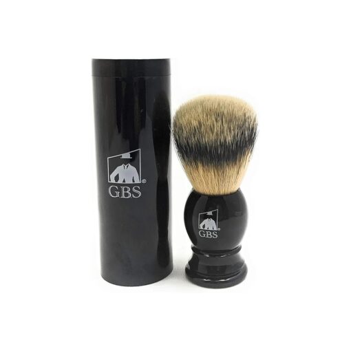 G.B.S Vegan Synthetic Shaving Brush, Black