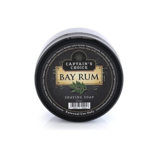 Captain 's Choice BAY RUM Shaving Soap - 5 oz .