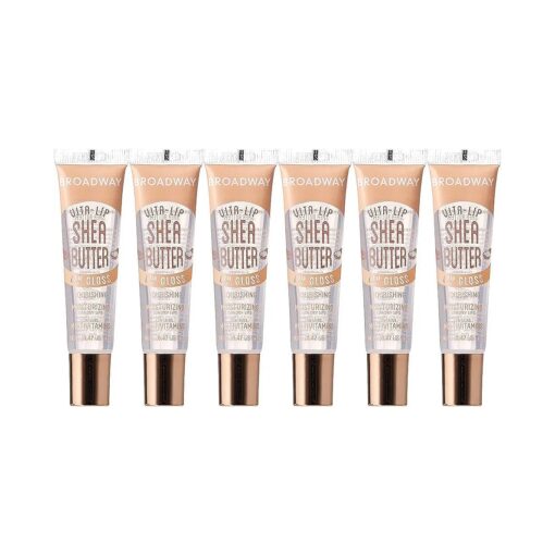 Broadway Vita-Lip Clear Lip Gloss 0.47oz/14ml ( Shea Butter ) 6 PACK