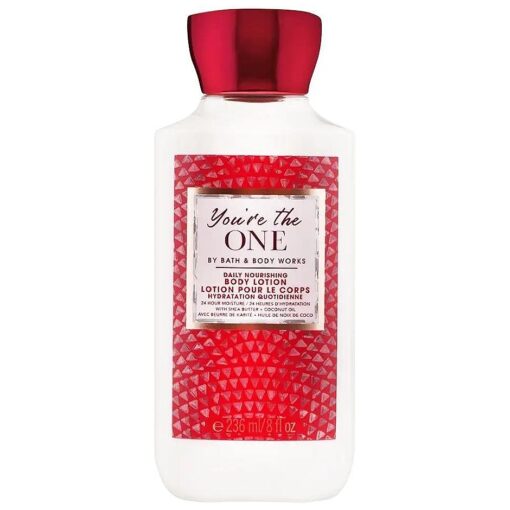 Bath and Body Works Body Care - You 're the ONE - 24 Hour Moisture Body Lotion w/Shea Butter + Vitamin E - Full Size 8 fl oz