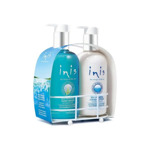 Inis the Energy of the Sea Liquid Hand Soap & Hand Lotion Caddy