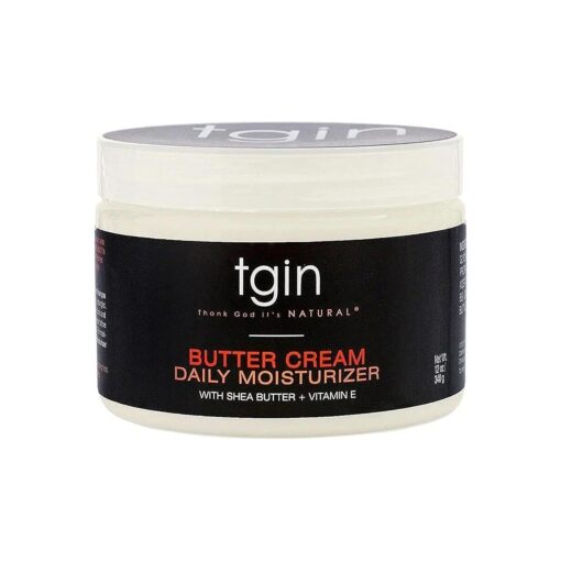 tgin Butter Cream Daily Moisturizer For Natural Hair - Dry Hair - Curly Hair - 12 Oz