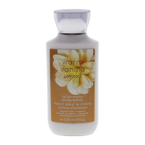 Bath & Body Works Shea and Vitamin E Body Lotion, Warm Vanilla Sugar, 8 Ounce