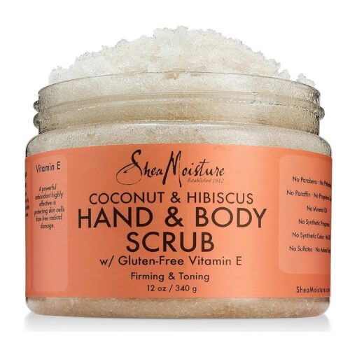 Shea Moisture Sheamoisture Coconut & Hibiscus Hand & Body Scrub, 12 Oz