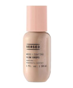 Versed Mood Lighting Luminizing Bronzing Drops, Sheer Golden - Facial Serum + Liquid Bronzer with Illuminating Light-Reflecting Pigments - Antioxidants & Hydrating Hyaluronic Acid - Vegan ( 1 fl oz )