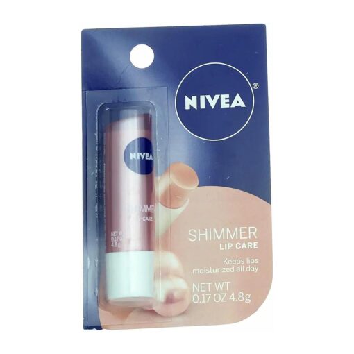 NIVEA Shimmer Radiant Lip Care 0.17 oz ( Pack of 5 )