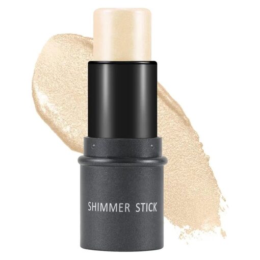 Boobeen Highlighter Makeup Stick Highlighter Bronzer Stick Glow Face Illuminator Highlighter Contouring Stick Waterproof Long-lasting