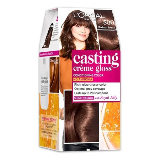 Casting Creme Gloss, Medium Brown 500, 87.5g+72ml