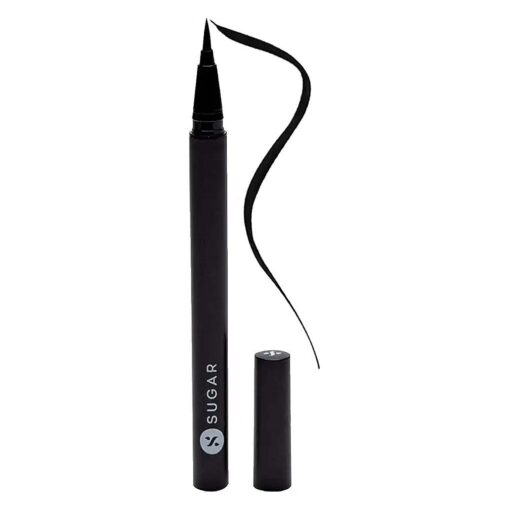 SUGAR Cosmetics Arrested For Overstay Waterproof Eyeliner01 I 'll Be Black ( Black ) Long Lasting, Smudge proof, Paraben free