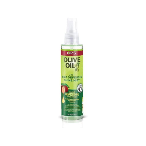 Ors Olive Oil With Grapeseed Oil 2-N-1 Shine Mist & Heat Defense 4.6 Ounce ( 136ml ) ( 2 Pack )