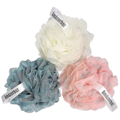 loofah, Loofah Sponge for Women and Men, Shower Loofah Set of 3