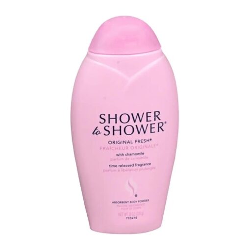 SHOWER TO SHOWER Body Powder Original Fresh 8 oz ( Pack of 2 )