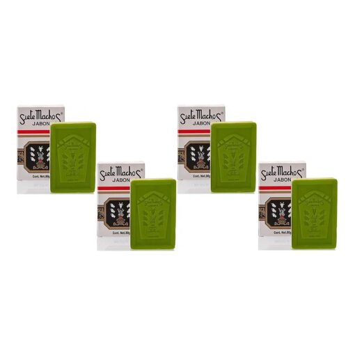 Soap - Jabon Siete Machos 3.17 oz./90g ( 4 Pack )