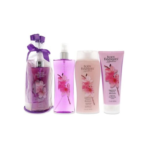 Body Fantasies Signature Japanese Cherry Blossom 3 Piece Gift Set for Women