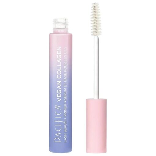 Pacifica Beauty, Vegan Collagen Lash Serum & Clear Mascara Primer, Conditioning Vitamin E & B, Clean Makeup, For Feathery Full Lashes, Silicone Free, Vegan and Cruelty Free