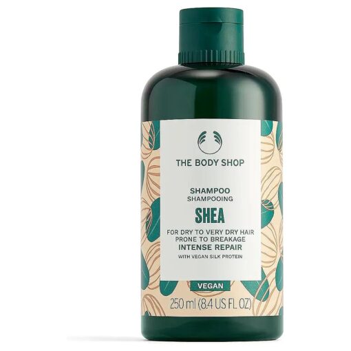 The Body Shop Shea Intense Repair Shampoo - Intense Repair For Dry Hair - With Vegan Silk Protein - Vegan - 8.4 Fl Oz