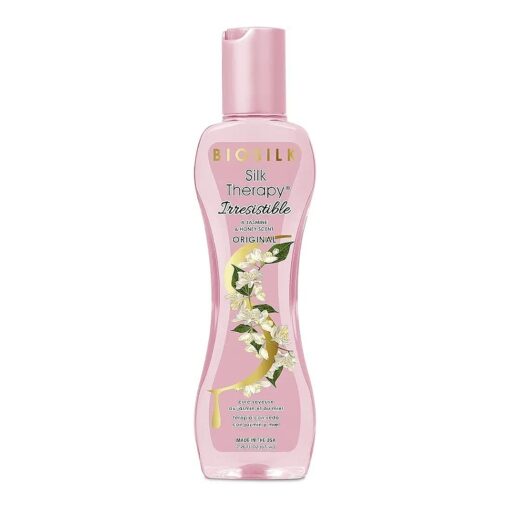 BioSilk Irresistible Collection Silk Therapy Leave-in Treatment 2.26oz, Jasmine & Honey Scent, 2.26 ounces