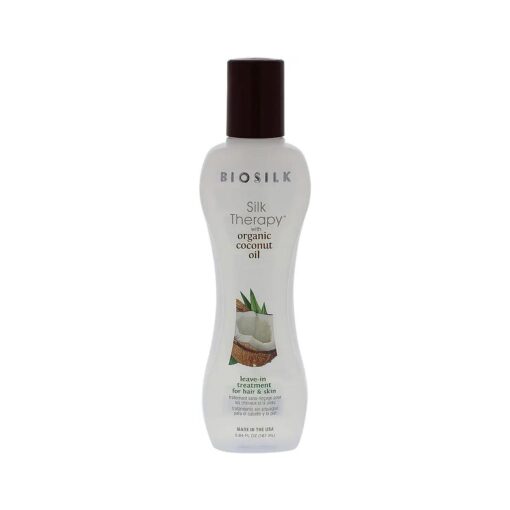 Biosilk Silk Therapy with Organic Coconut Oil Leave-In Treatment Unisex Treatment 5.64 oz