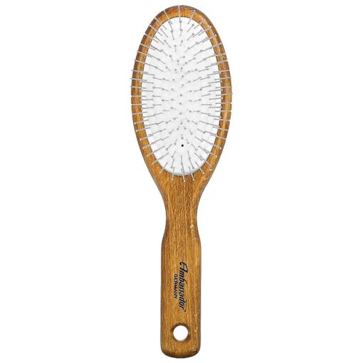 Fuchs Ambassador Wood Oval Hairbrush w/Steel Pins 1 Unit